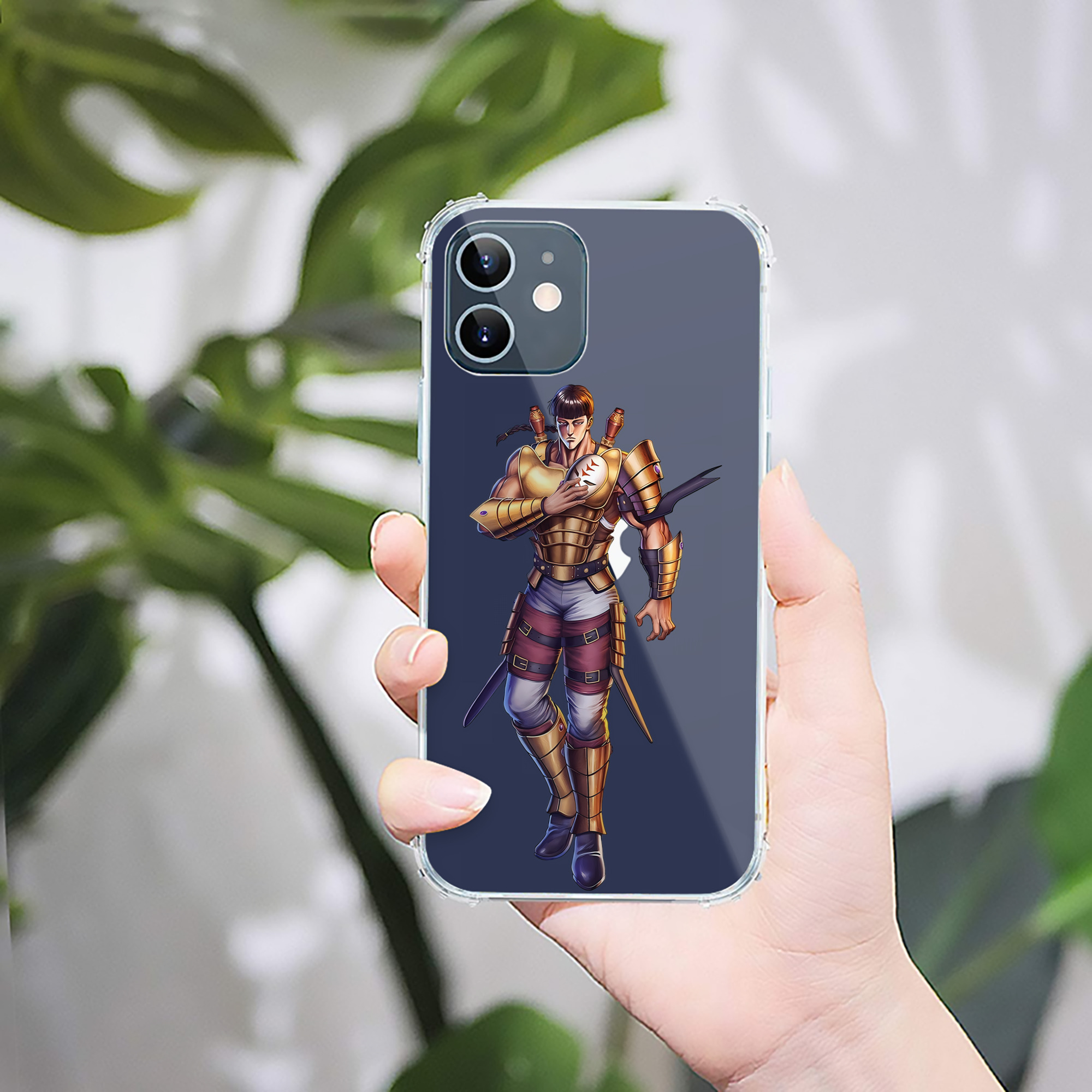 （画像用） 北斗の拳 Fist of the North Star 【iPhone 12シリーズ対応】透明スマホケース（クリアソフトケース）